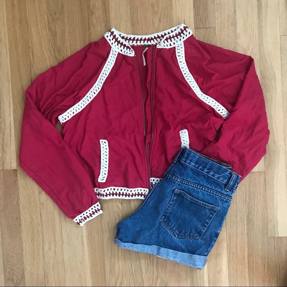 ✨ FREE PEOPLE RED JACKET ✨